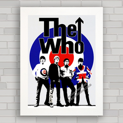 QUADRO DECORATIVO THE WHO PÔSTER . - comprar online