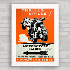 QUADRO THRILLS SPILLS MOTORCYCLE na internet