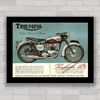 QUADRO DECORATIVO MOTO TRIUMPH BONNEVILLE