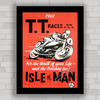 QUADRO DECORATIVO TT RACES 1961 ISLE MAN