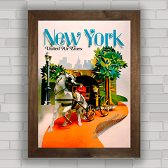 QUADRO DECORATIVO UNITED AIR LINES NEW YORK na internet