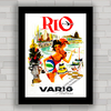 QUADRO DECORATIVO VARIG RIO DE JANEIRO