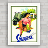 QUADRO DECORATIVO VINTAGE VESPA 4