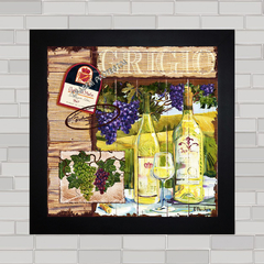 QUADRO DECORATIVO VINHO 35 - comprar online