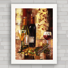 QUADRO DECORATIVO VINHO ART PÔSTER 1 na internet