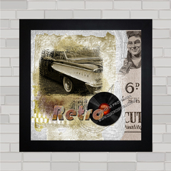 QUADRO DECORATIVO VINIL RETRÔ