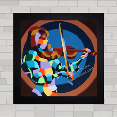 QUADRO DECORATIVO VIOLINISTA