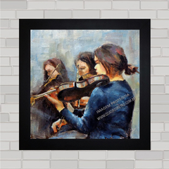 QUADRO DECORATIVO VIOLINISTAS