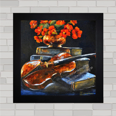 QUADRO DECORATIVO VIOLINO 6