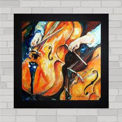 QUADRO DECORATIVO VIOLONCELOS 2 - comprar online