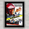 QUADRO VINTAGE FILME ANTIGO VIRAGES 1969