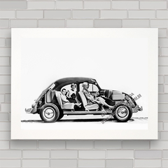 QUADRO DECORATIVO VOLKSWAGEN 18 FUSCA - comprar online