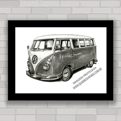 QUADRO DECORATIVO VOLKSWAGEN 2 KOMBI