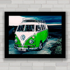 QUADRO DECORATIVO VOLKSWAGEN 5 KOMBI