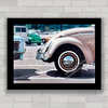 QUADRO DECORATIVO CARRO VW 6 FUSCA