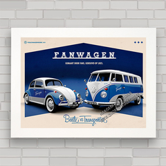 QUADRO DECORATIVO CARROS VW FANWAGEN - comprar online