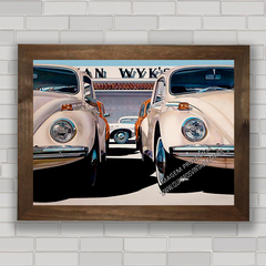 QUADRO DECORATIVO CARRO VW FUSCA PÔSTER na internet