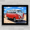 QUADRO DECORATIVO CARRO VW KOMBI T1 BUS