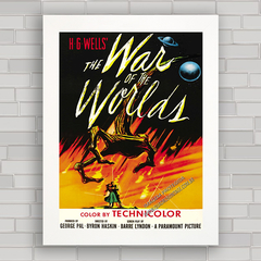 QUADRO FILME WAR OF THE WORLD'S 1953 - H. G. WELLS na internet