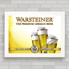 QUADRO DECORATIVO CERVEJA WARSTEINER 2 - comprar online