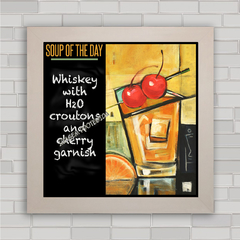 QUADRO DECORATIVO WHISKEY DRINK - comprar online