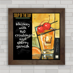 QUADRO DECORATIVO WHISKEY DRINK na internet