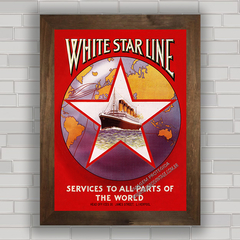 QUADRO NAVEGAÇÃO WHITE STAR LINE 1926 na internet