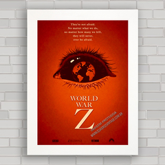 QUADRO FILME WORLD WAR Z 2 - GUERRA MUNDIAL Z - comprar online