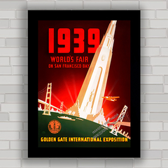 QUADRO VINTAGE WORLD'S FAIR CHICAGO 1939