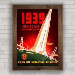 QUADRO VINTAGE WORLD'S FAIR CHICAGO 1939 na internet