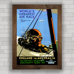 QUADRO RETRÔ WORLD'S GREATEST AIR RACE 1934 na internet