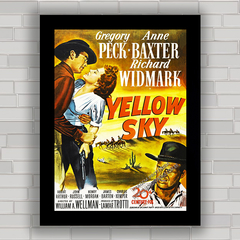QUADRO FILME YELLOW SKY 1948 - GREGORY PECK - comprar online