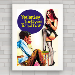 QUADRO FILME YESTERDAY , TODAY AND TOMORROW 1963 - comprar online