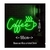 Coffe Neon Painel Acrilico 30x55cm - comprar online