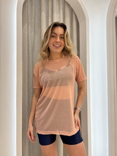 Blusa tule Rosa bebê