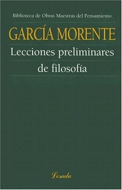 Lecciones preliminares de filosofía