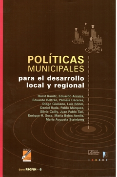 Políticas municipales para el desarrollo local y regional