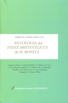 ANTOLOGIA DEL INDEX ARISTOTELICUS DE H. BONITZ
