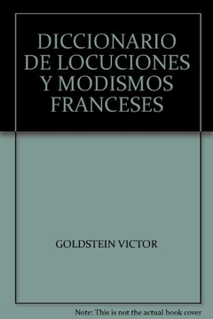 Diccionario de locuciones y modismos franceses