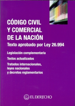 Código civil y comercial de la Nación