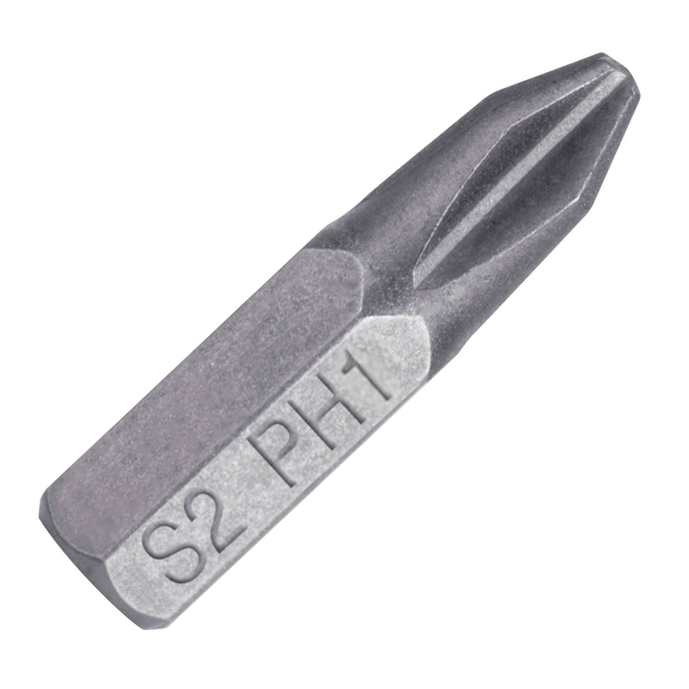 Punta Phillips Para Atornillador PH1 25mm