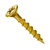 Tornillo Para Madera 3 X 25mm Dorado Philips