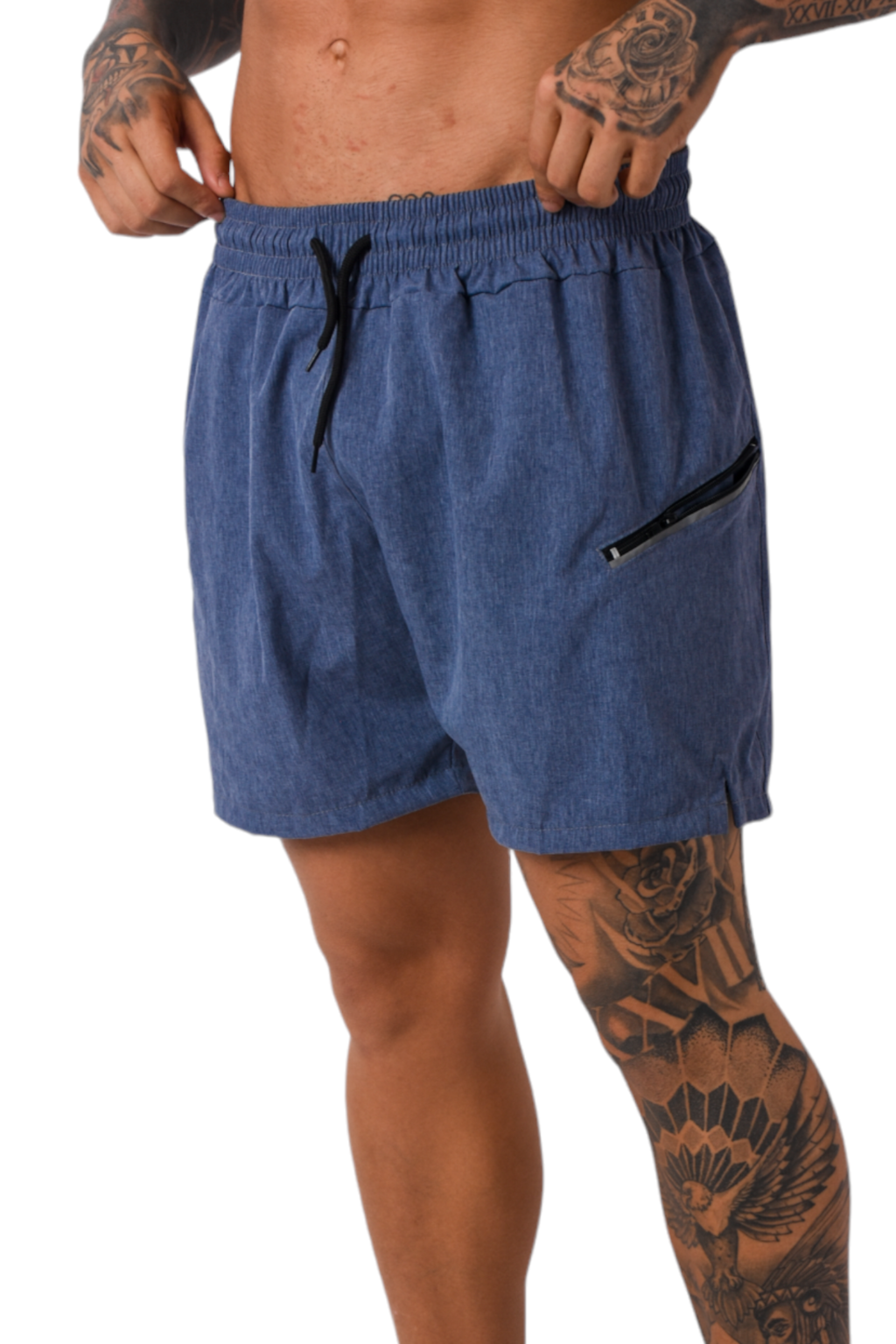 Short Hombre Deportivo Microfibra Con Bolsillo Laterales Art 4260