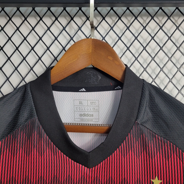 Vetor Camisa Flamengo Pré-jogo 2023-2024