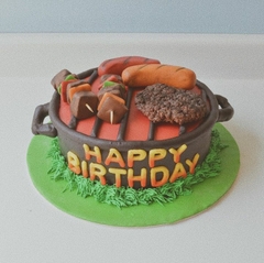 Asador Happy Birthday | 20 rebanadas