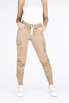 Pantalon Cargo Gabardina Dama Colores Moda Urbano