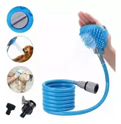 Cepillo De Ducha Para Perro Mascotas Formato Guante Baño - DELUXE BAZAR