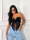 Cropped livia preto