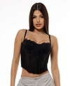 Corset renda preto