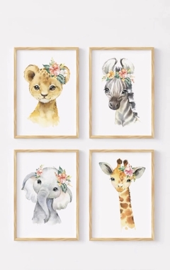 Quadro Decorativo Infantil - Quarteto - comprar online